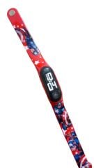 DZC KUZENLER AVM DİJİTAL LED EKRAN SU GEÇİRMEZ FİGÜRLÜ KAPTAN AMERİKA ÇOCUK KOL SAAT SLİKON