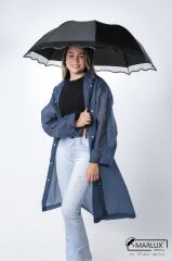 Siyah Dantelli Kadın Şemsiye M21mar376r002