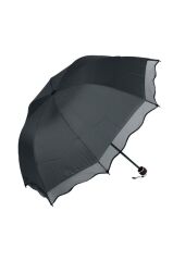 Siyah Dantelli Kadın Şemsiye M21mar376r002