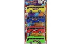 Oyuncak  4 Lü Renkli Otobüs Seti çocuk oyuncağı