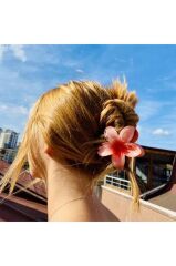 Rengarenk Lotus Çiçeği Mandal Toka 6'lı