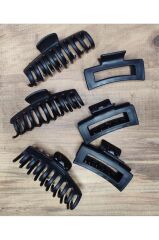 Kadın Renkli Karşık Mandal Toka Seti (RENKLİ KISKAÇLI SAÇ TOKASI 8,5 CM)