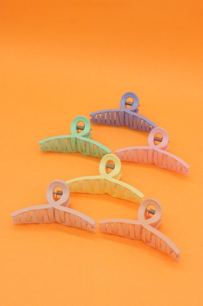 Mandal Toka 4 Adet Gri T Mandal Toka SOFT PASTEL - Tek Ebat