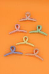 Mandal Toka 4 Adet Gri T Mandal Toka SOFT PASTEL - Tek Ebat
