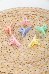 Mandal Toka 4 Adet Gri T Mandal Toka SOFT PASTEL - Tek Ebat