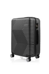 Gedox Polo abs kırılmaz valiz 3 lü set siyah füme SİYAH