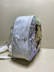 Kız Çocuk Siyah Payetli Hologramlı Hello Kity Sırt Çantası