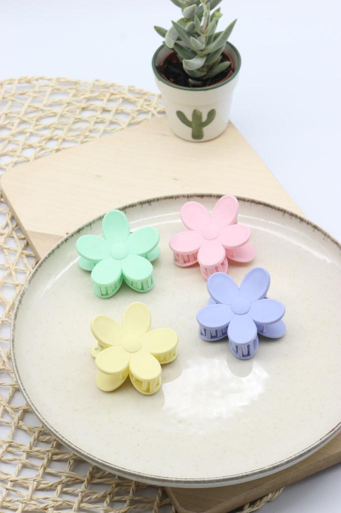 Kadın Toka Papatya Mandal Toka 4 Adet