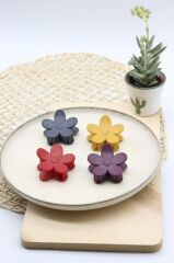 Kadın Toka Papatya Mandal Toka 4 Adet