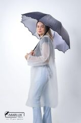 Lüx Kırılmaz Özellikli Bayan Taşıma Yağmur Damla Desenli