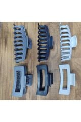 Kadın Renkli Karşık Mandal Toka Seti (RENKLİ KISKAÇLI SAÇ TOKASI 8,5 CM)