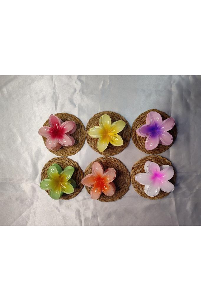 RENGARENK LOTUS ÇİÇEĞİ MANDAL TOKA 6'LI