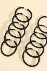 Lastik Toka 10 Adet Zımbalı Saç Lastiği