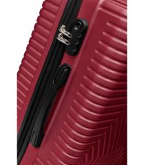 DZC KUZENLER AVM ORTA BOY VE MAKYAJ G&D Polo Suitcase ABS Lüx Valiz Seyahat Seti  2 Lİ BORDO