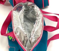 DZC KUZENLER AVM Erkek Kırmızı Örümcek Adam Ortopedik Ilk Okul Çantası Beslenme Çantası ve Kalemlik SİYAH