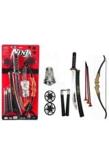 Oyuncak Savaşçı Oklu Ninja Kılıç Seti 10 Parça