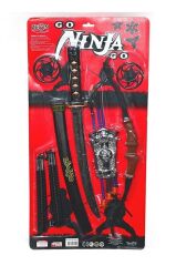 Oyuncak Savaşçı Oklu Ninja Kılıç Seti 10 Parça