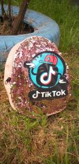 Payetli Tiktok Pudra Çocuk Sırt Çantası