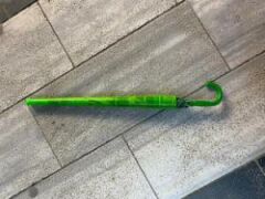 DZC KUZENLER AVM Pvc Kılıflı Yeşil Mavi Ben 10 Erkek Çocuk Şemsiye Otomatik Mekanizma