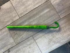 DZC KUZENLER AVM Pvc Kılıflı Yeşil Mavi Ben 10 Erkek Çocuk Şemsiye Otomatik Mekanizma YEŞİL MAVİ