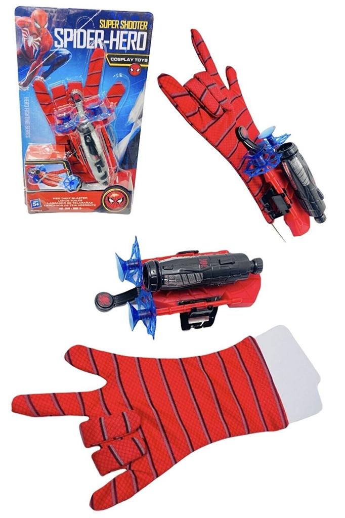 Örümcek Adam Atıcı Eldiven Spiderman Oyuncak Yapışan Ağ Fırlat