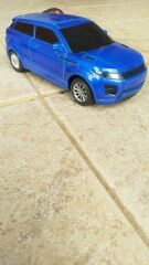 Plastik Tekli Range Rover 2 Fonksiyonlu İleri Geri Pilli Uzaktan Kumandalı Oyuncakları Araba MAVİ