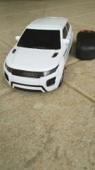 Plastik Tekli Range Rover 2 Fonksiyonlu İleri Geri Pilli Uzaktan Kumandalı Oyuncakları Araba BEYAZ
