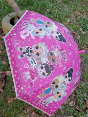 DZC KUZENLER AVM PEMBE LOL BEBEK KARAKTERLİ DÜDÜKLÜ ÇOCUK ŞEMSİYE