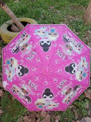 DZC KUZENLER AVM PEMBE LOL BEBEK KARAKTERLİ DÜDÜKLÜ ÇOCUK ŞEMSİYE