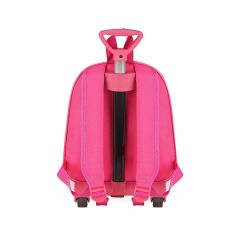 DZC KUZENLER AVM Anaokulu KREŞ Çocuk Valiz Sırt Çantası Çekçekli Happy Lol Bebek Şeker Kız Sert Ön Yüzey 5d Pembe