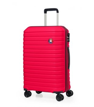 DZC KUZENLER AVM G&D Polo Suitcase PP Enjeksiyon Valiz Seyahat - Model 400.10 Fuşya Pembe Orta Boy