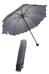 DZC KUZENLER AVM Marlux Yeşil Yagmur Desenli Manuel Kadın Şemsiye