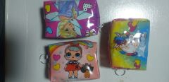 DZC KUZENLER AVM 3LÜ CÜZDAN SET LOL BEBEK FROZEN UNICORN
