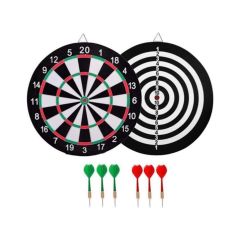 DZC KUZENLER AVM İĞNELİ ÇİFT TARAFLI DART TAHTASI BÜUÜK BOY 37 CM 6 OK SPOR AKTİVİTE OYUNCAK