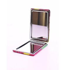 hello city Çift Taraflı Büyüteçli Makyaj Aynas kapaklı cep ayna çocuk yetişkin