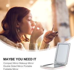 hello city Çift Taraflı Büyüteçli Makyaj Aynas kapaklı cep ayna çocuk yetişkin