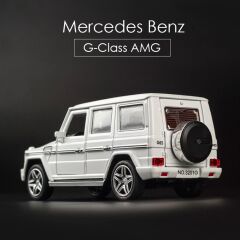 DZC KUZENLER AVM METAL MERCEDES AMG JİP ARAÇ OYUNCAK METAL ARABA HEDİYELİK BEYAZ