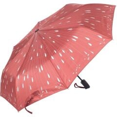 Marlux Dzc Kuzenler Avm Yağmur Damla Desen Full Otomatik Şemsiye Çanta Boy