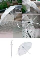DZC KUZENLER AVM Baston Şeffaf Şemsiye