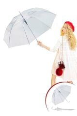 DZC KUZENLER AVM Baston Şeffaf Şemsiye