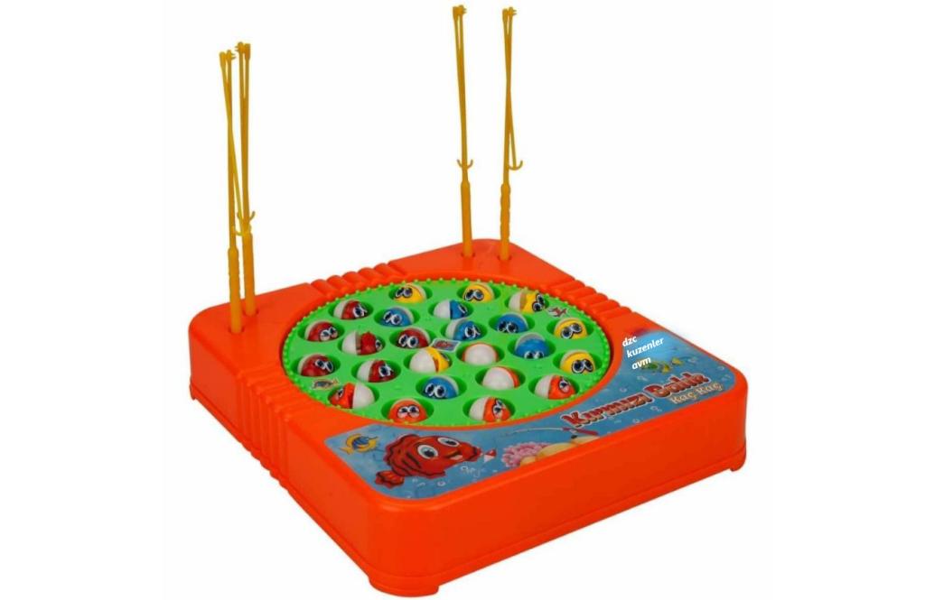 PİLLİ MÜZİKLİ BALIK YAKALAMA OYUNU 24 BALIK 4 OLTA