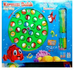 PİLLİ MÜZİKLİ BALIK YAKALAMA OYUNU 24 BALIK 4 OLTA