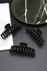 Mandal Toka Büyük Boy Kadın 3 Adet SİYAH