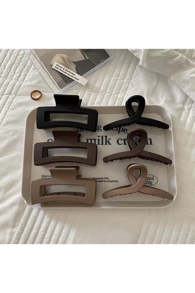 Mandal Toka Seti 6 Adet Xxl Büyük Boy Mandal Toka Seti