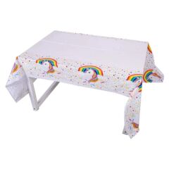 dzc kuzenler avm unicorn parti süs masa örtüsü 120*180 plastik