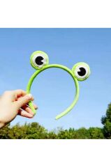 Taç Kurbağa Desenli Saç Taç I