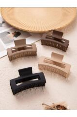 Mandal Toka 4 Adet Kahverengi Kare Mandal Toka