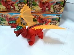 DİNAZOR DİNOSAUR CENTURY SESLİ IŞIKLI YÜRÜYEN OYUNCAK 2 BAŞLI DİNAZOR
