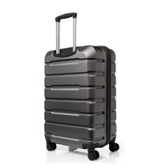 DZC KUZENLER AVM Abs Premium Tonaton 3'lü Valiz Seyahat Seti - Model:500.02 Koyu Gri Füme KOYU GRİ FÜME