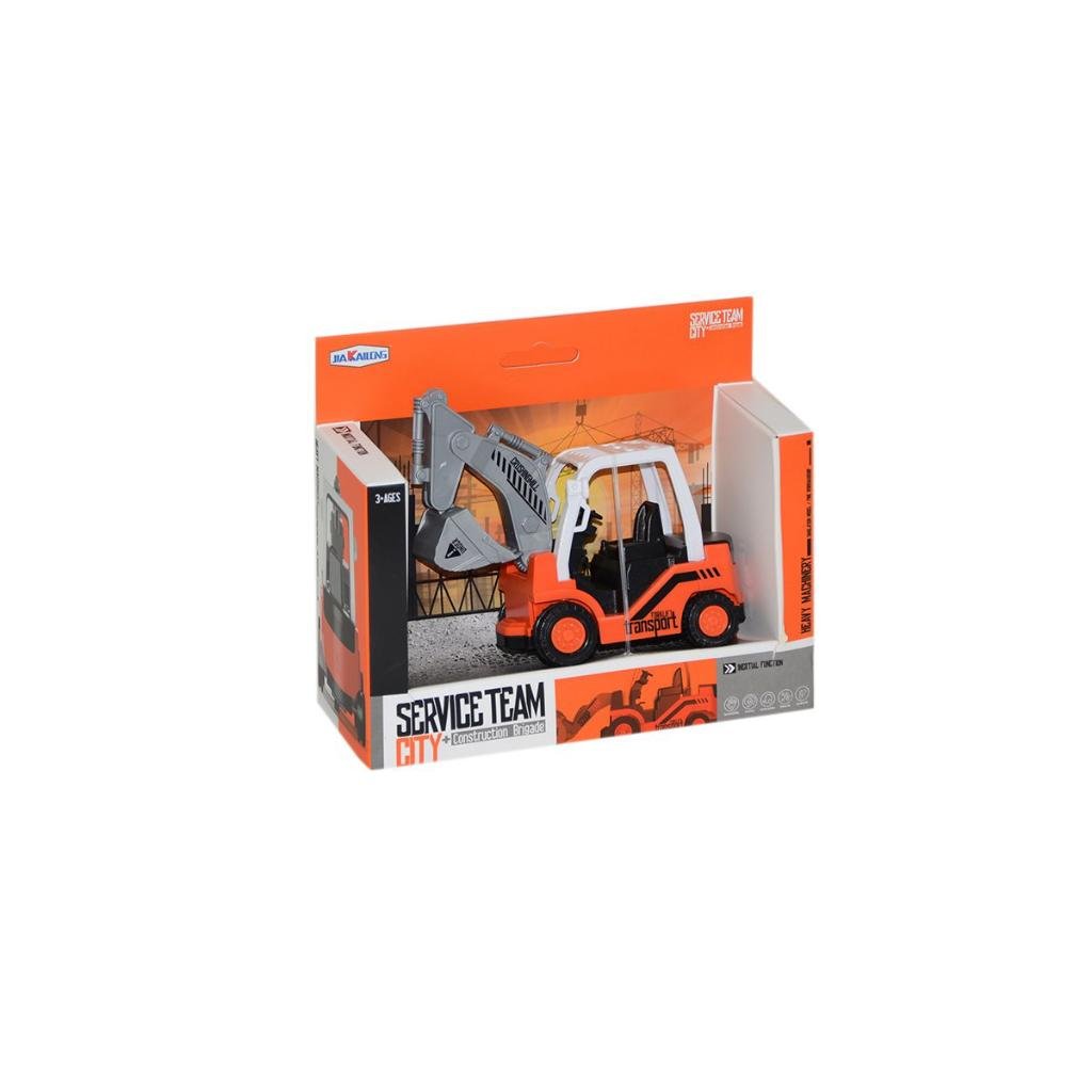 Sürtmeli İnşaat Kazıcı İş Makinası Oyuncak 15 cm